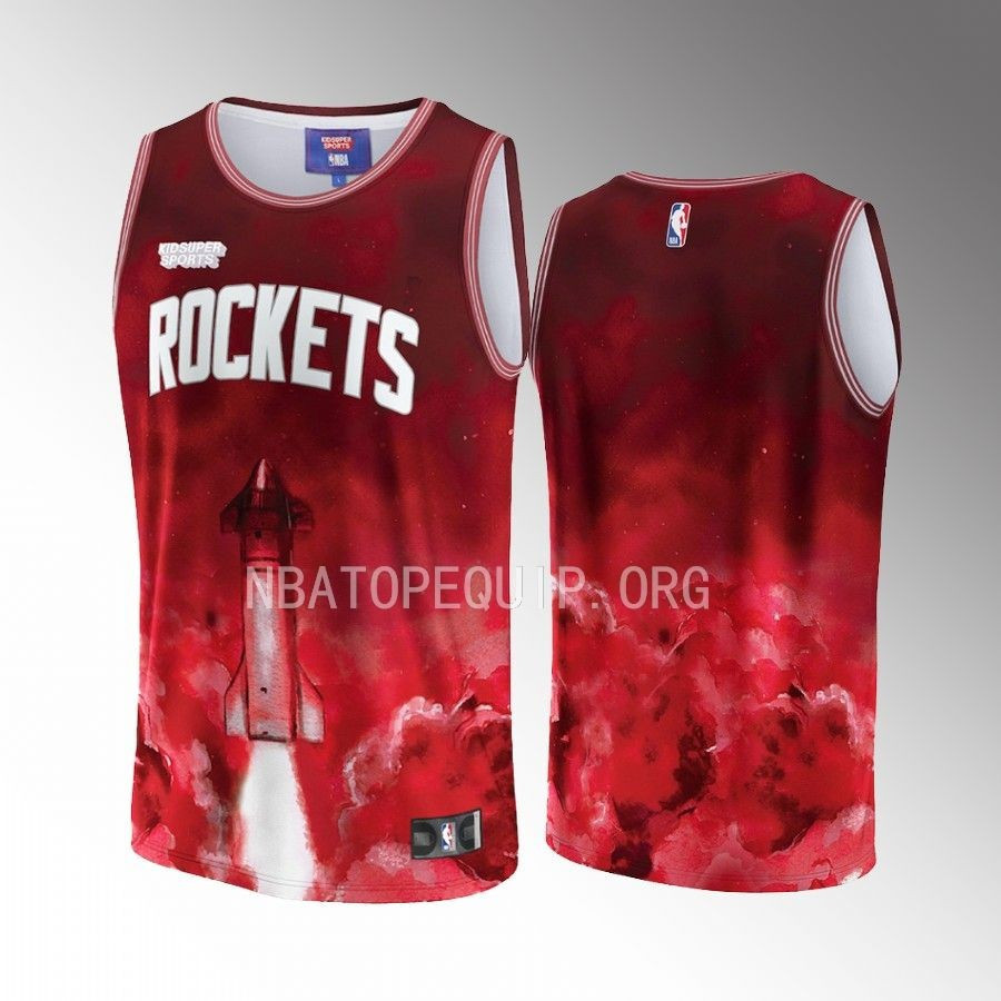 Rockets Nba & Kidsuper Studios Unisex Hometown Jersey - Red