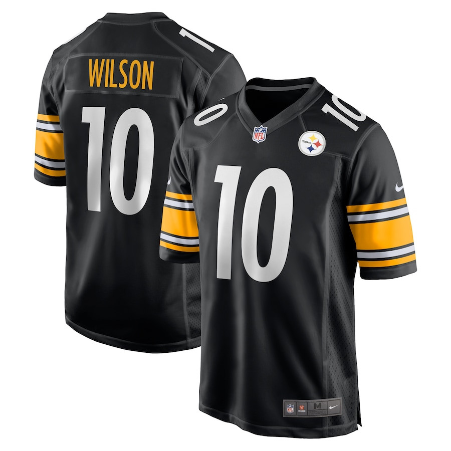 Roman Wilson 10 Pittsburgh Steelers Game Men Jersey - Black Js3540