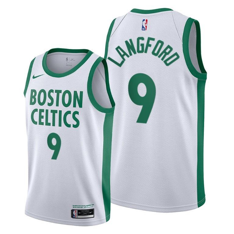 Romeo Langford Boston Celtics White City Edition Jersey 9 - Men Jersey