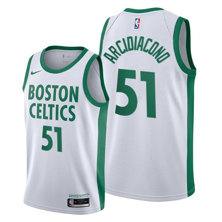 Ryan Arcidiacono Boston Celtics White City Edition Jersey 51 - Men Jersey