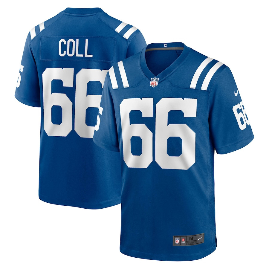 Ryan Coll 66 Indianapolis Colts Game Men Jersey - Royal Js5897