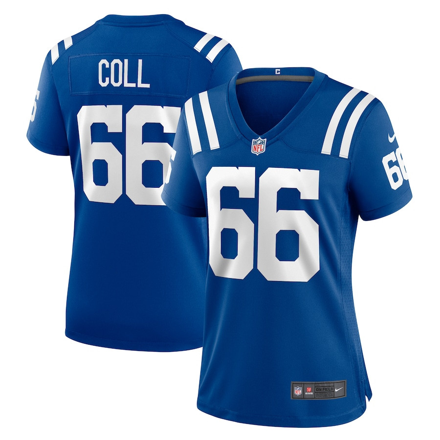 Ryan Coll 66 Indianapolis Colts Women's Game Jersey - Royal Js4776