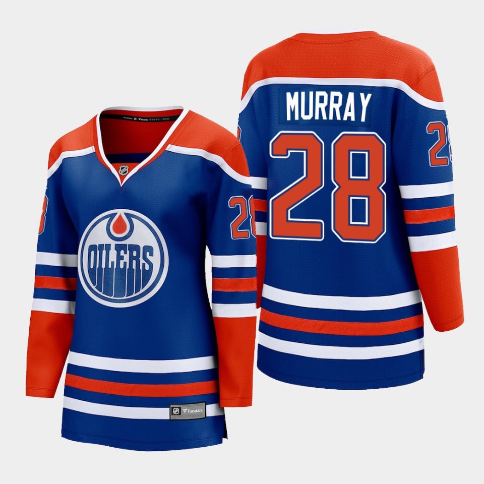 Ryan Murray 28 Edmonton Oilers Home Jersey - Women