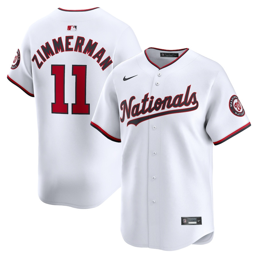 Ryan Zimmerman 11 Washington Nationals Home Limited Player Men Jersey - White