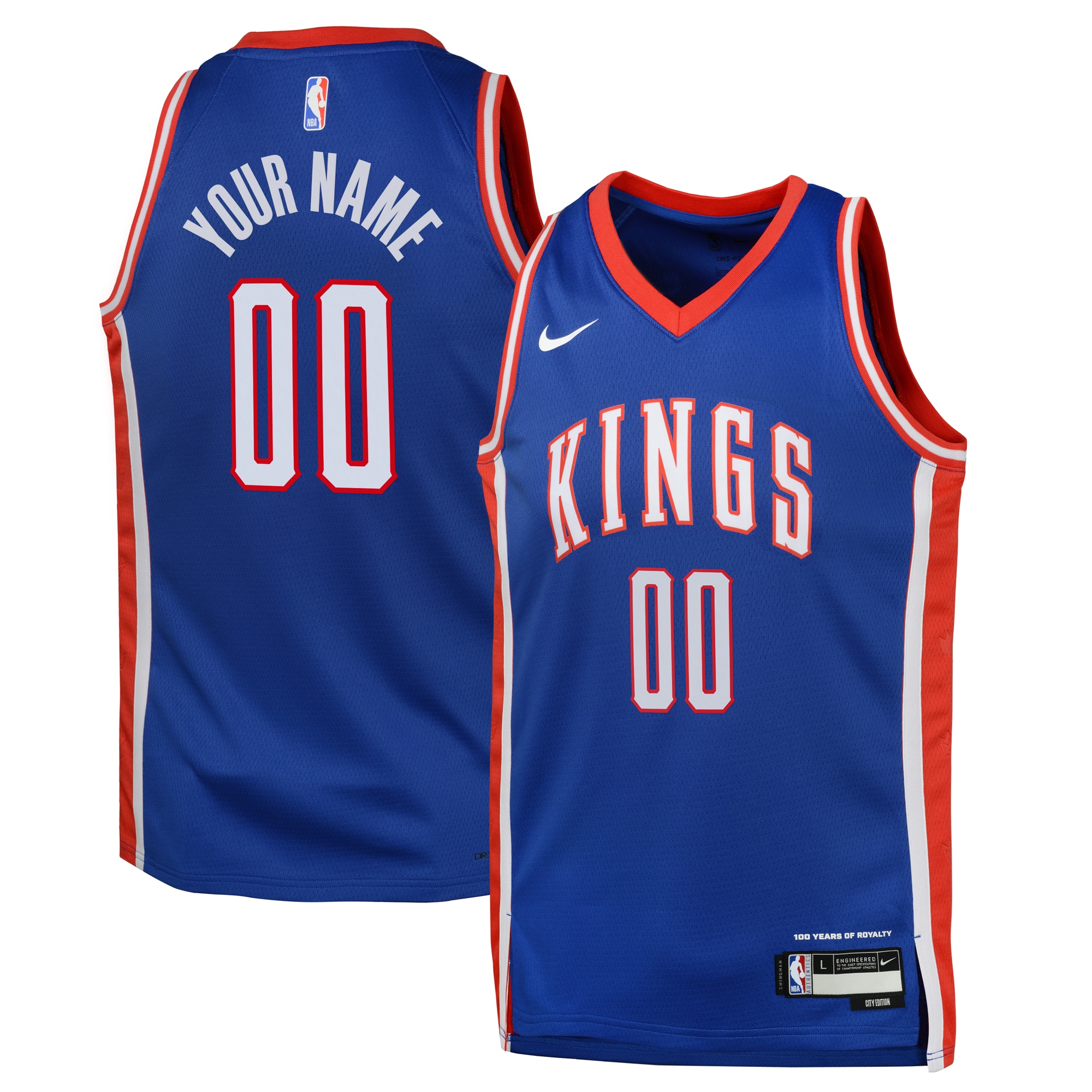 Sacramento Kings City Edition Swingman Jersey 2024 - Custom - Youth