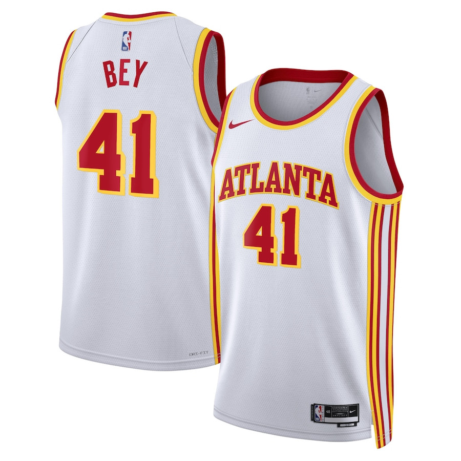 Saddiq Bey 41 Atlanta Hawks Unisex Swingman Jersey - Association Edition - White