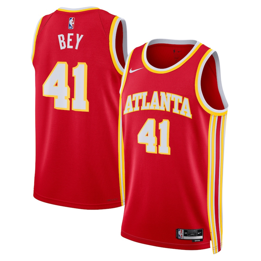 Saddiq Bey 41 Atlanta Hawks Unisex Swingman Jersey - Icon Edition - Red