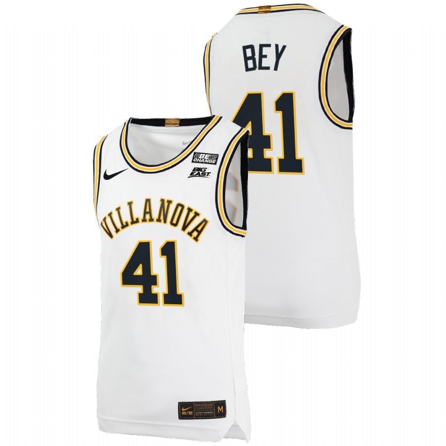 Saddiq Bey 41 White Villanova Wildcats Throwback Jersey
