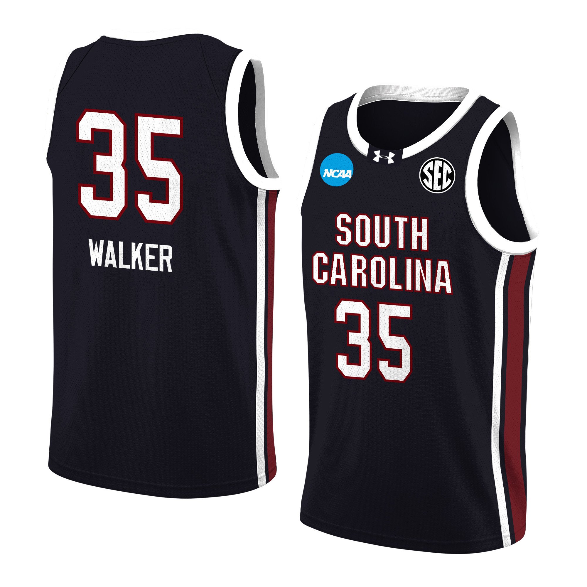 Sakima Walker 35 South Carolina 2024 Women's Basketball Jersey - Black, Unisex Jersey