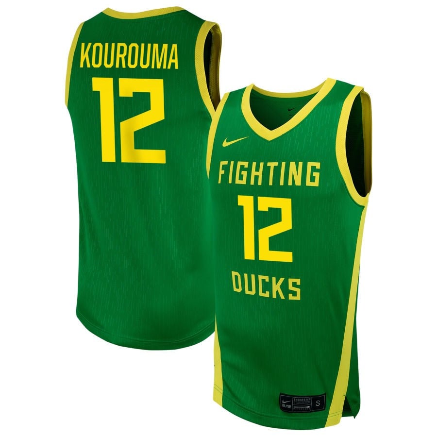 Salimatou Kourouma 12 Oregon Ducks Unisex Nil Women's Basketball Jersey - Green