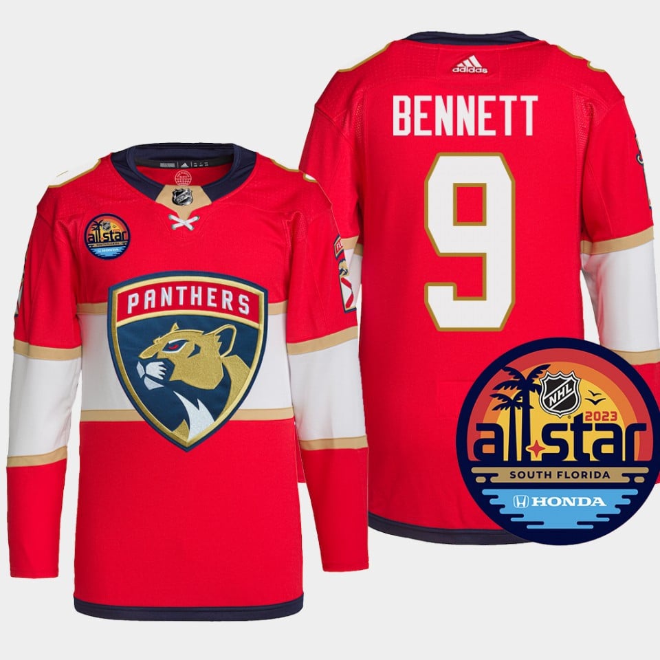 Sam Bennett 9 Florida Panthers 2023 All-star Game Jersey Red Equipment