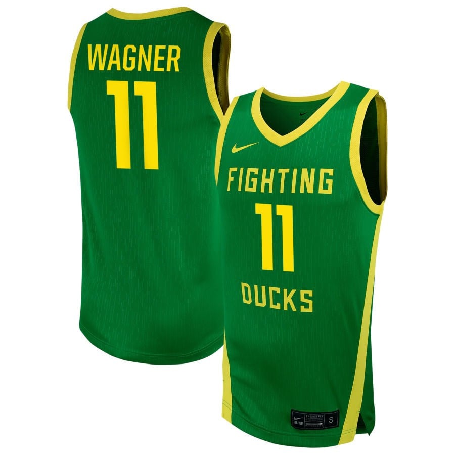 Samantha Wagner 11 Oregon Ducks Unisex Nil Women's Basketball Jersey - Green