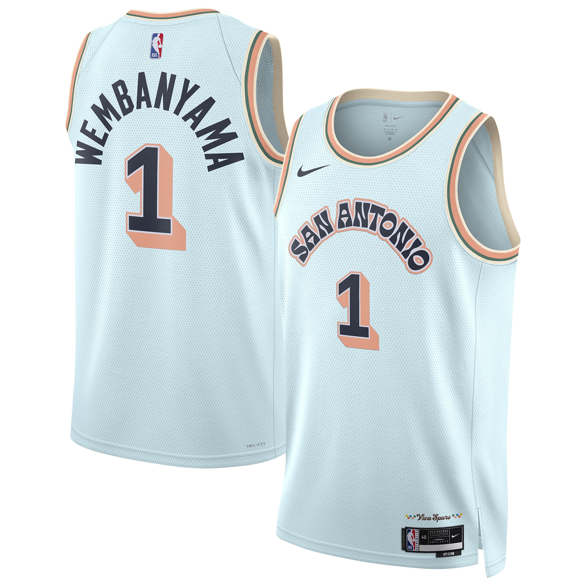 San Antonio Spurs City Edition Swingman Jersey - Victor Wembanyama - Mens