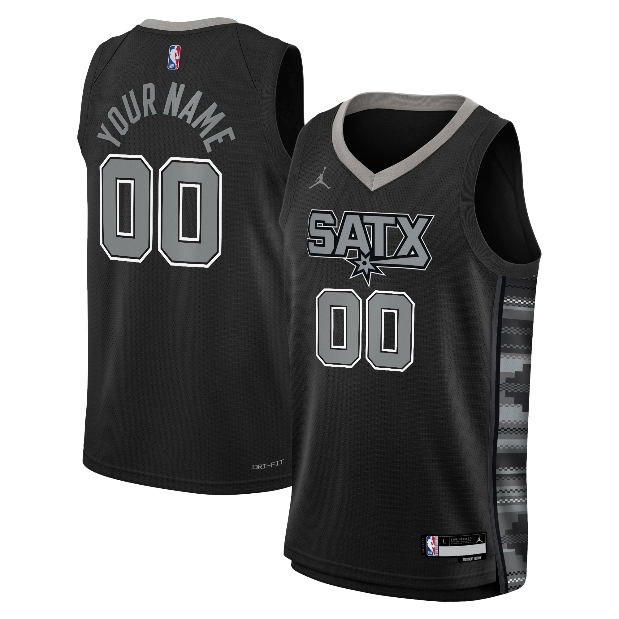 San Antonio Spurs Jordan Statement Edition Swingman Jersey - Custom - Youth