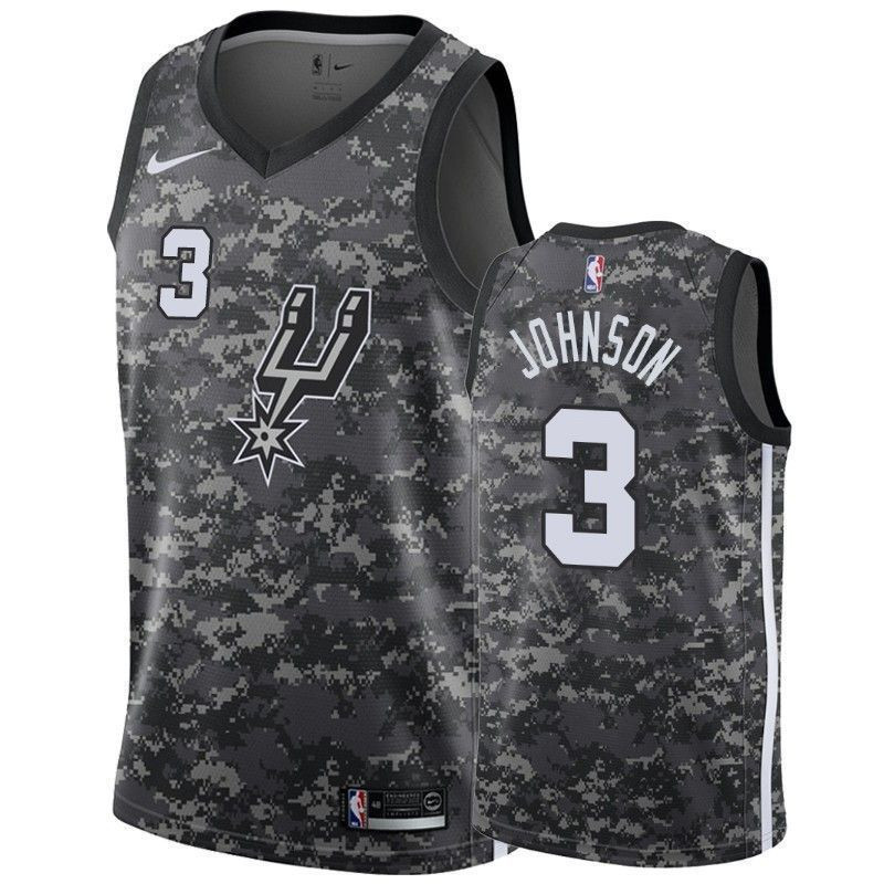 San Antonio Spurs Keldon Johnson 3 City Men's Jersey
