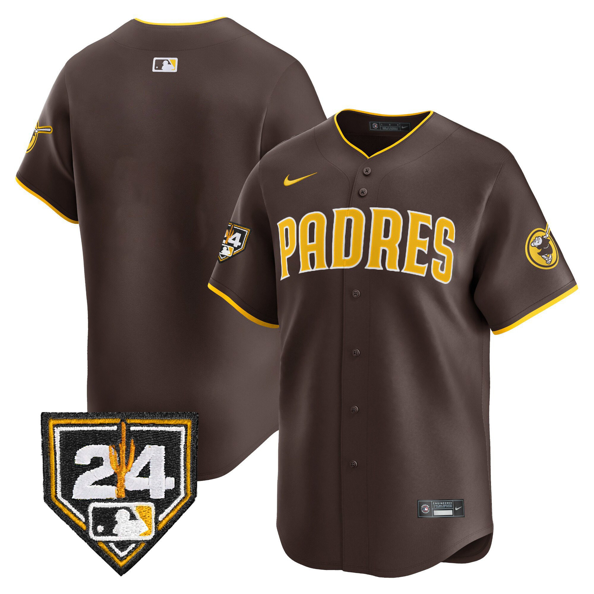 San Diego Padres 2024 Spring Training Men Jersey - Brown