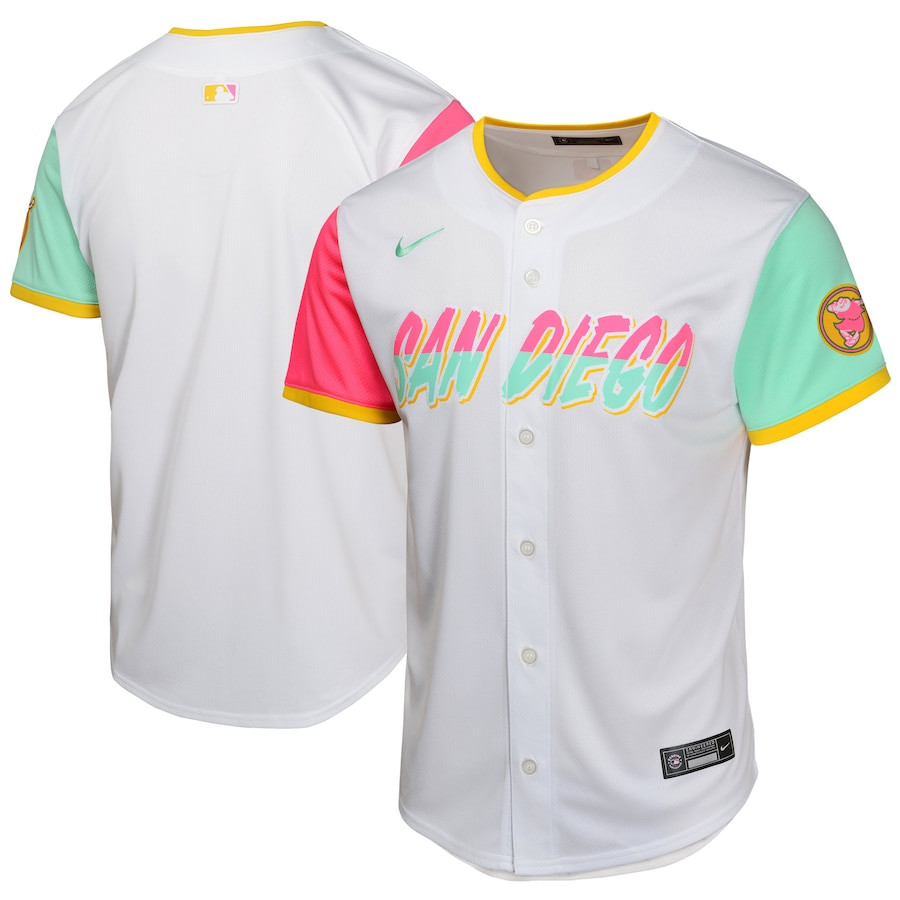 San Diego Padres City Connect Limited Youth Jersey - White