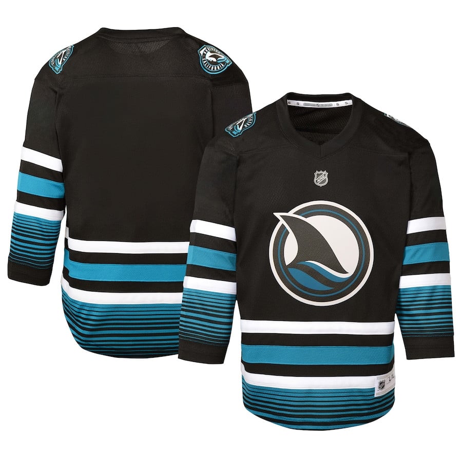 San Jose Sharks Alternate Youth Jersey - Black