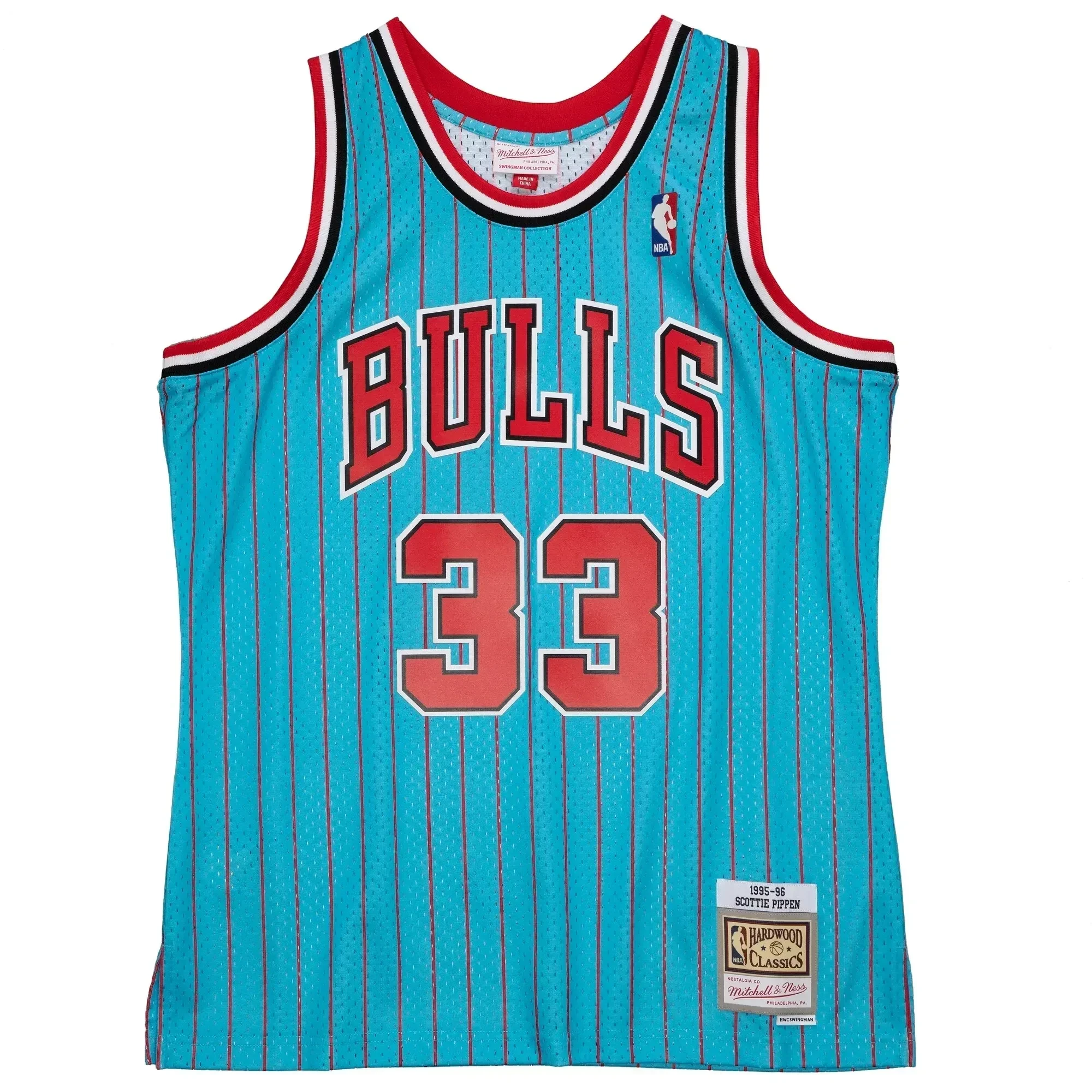 Scottie Pippen Chicago Bulls Mitchell & Ness 1995-96 Hardwood Classics Reload 2.0 Swingman Jersey - Blue
