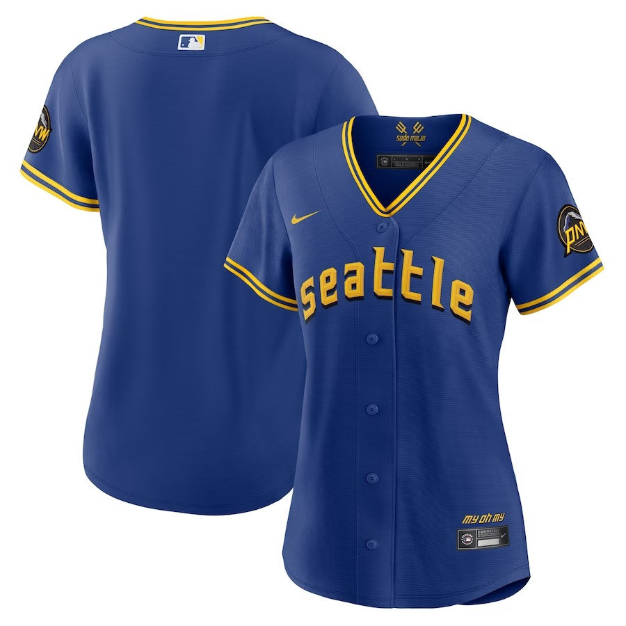 Seattle Mariners Women's 2023 City Connect Game Jersey - Royal