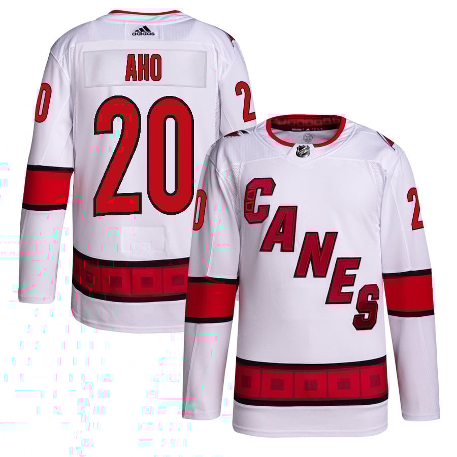 Sebastian Aho 20 Carolina Hurricanes Away Primegreen Jersey - Men, White