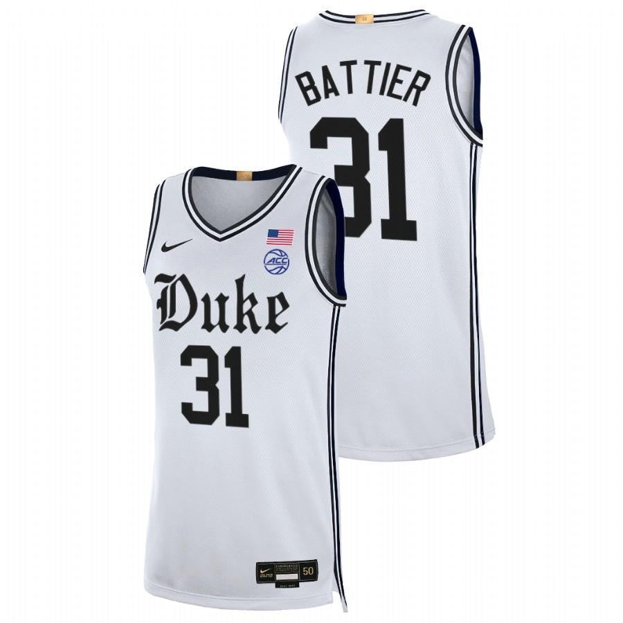 Shane Battier 31 White Duke Blue Devils 2023 Limited The Brotherhood Jersey