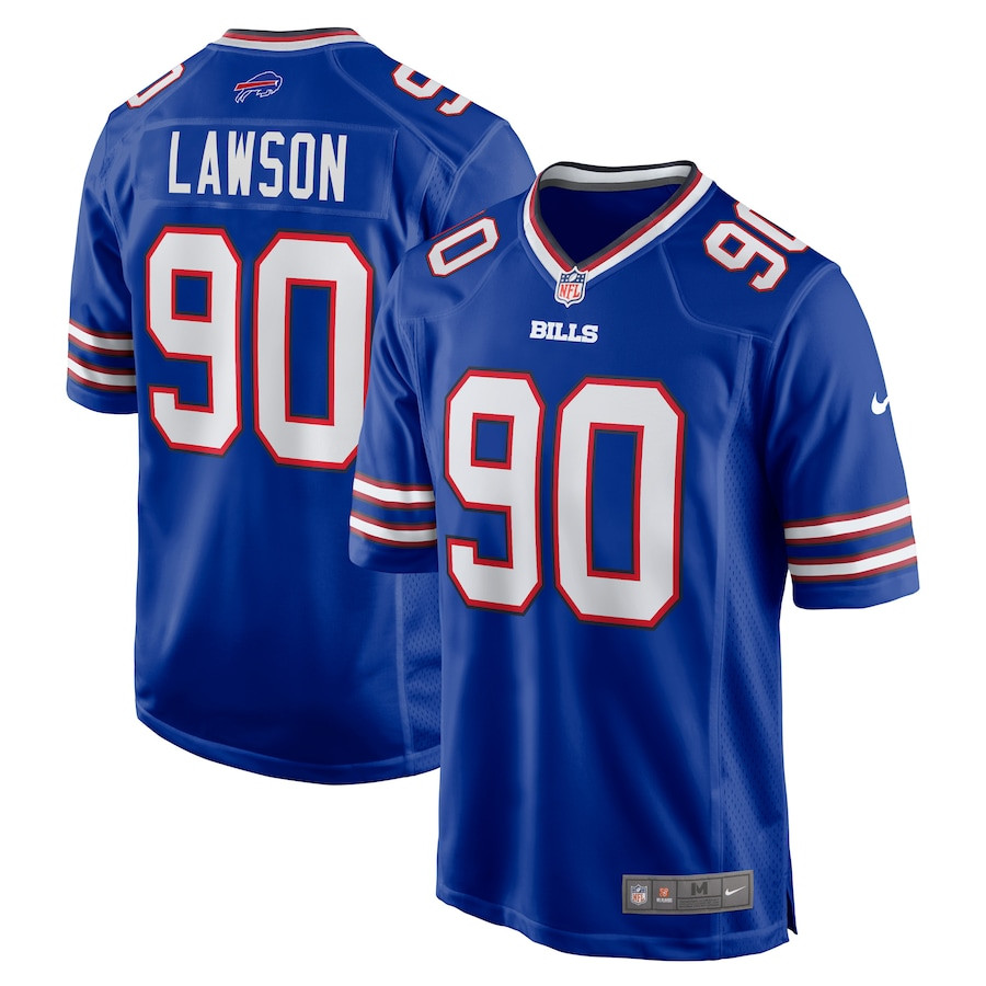 Shaq Lawson 90 Buffalo Bills Men Game Jersey - Royal Js1595