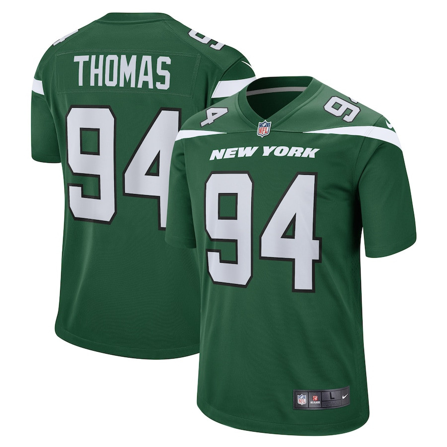 Solomon Thomas 94 New York Jets Men Game Jersey - Gotham Green Js3871