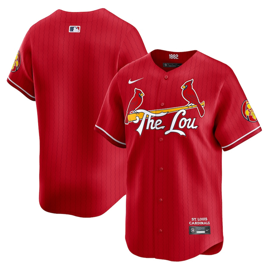 St. Louis Cardinals 2024 City Connect Limited Men Jersey - Red