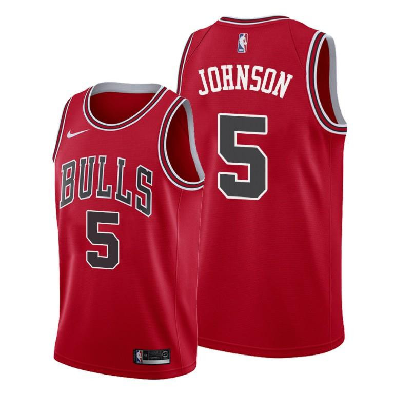 Stanley Johnson Chicago Bulls Red Icon Edition Jersey 5 - Men Jersey