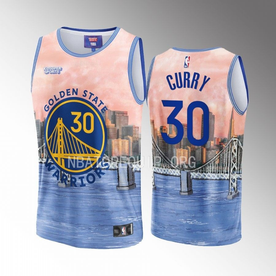 Stephen Curry 30 Golden State Warriors Nba & Kidsuper Studios Unisex Hometown Jersey