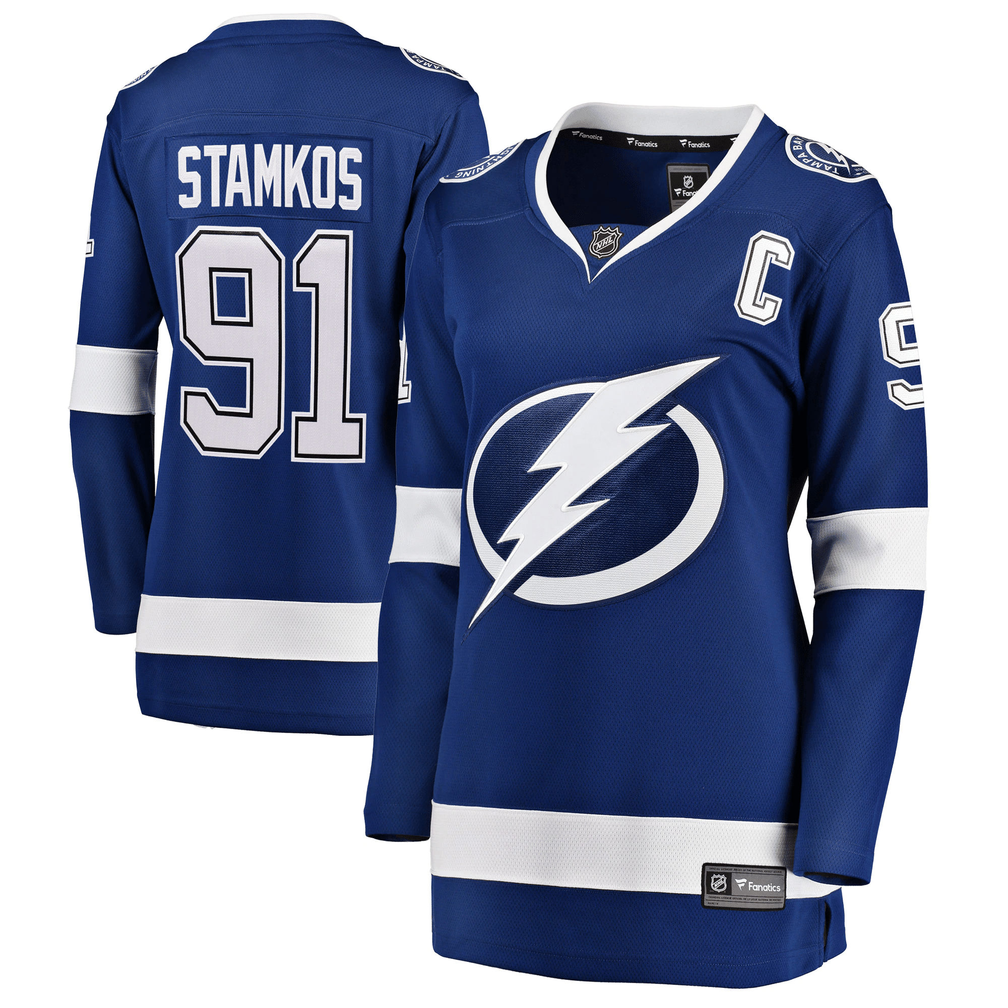 Steven Stamkos Tampa Bay Lightning Women's Home Breakaway Player Jersey - Blue Jersey