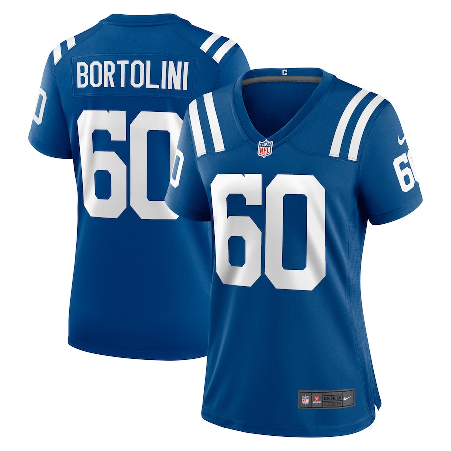 Tanor Bortolini 60 Indianapolis Colts Women's Game Jersey - Royal Js4412