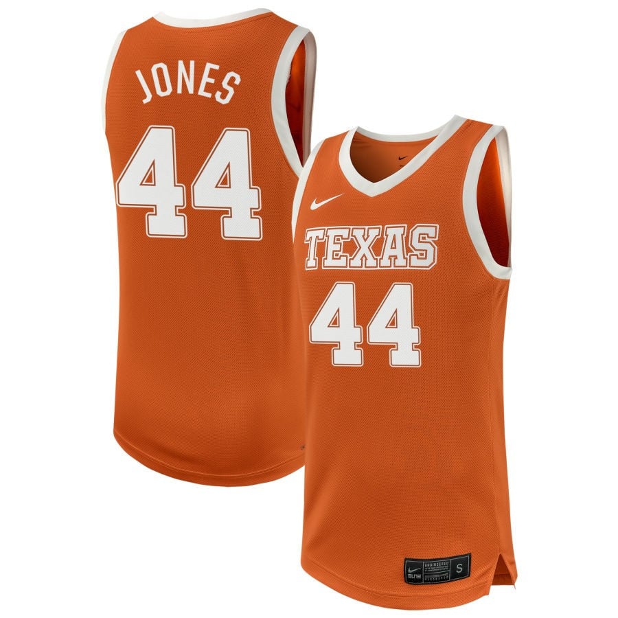 Taylor Jones 44 Texas Longhorns Unisex Nil Women's Basketball Jersey - Texas Orange