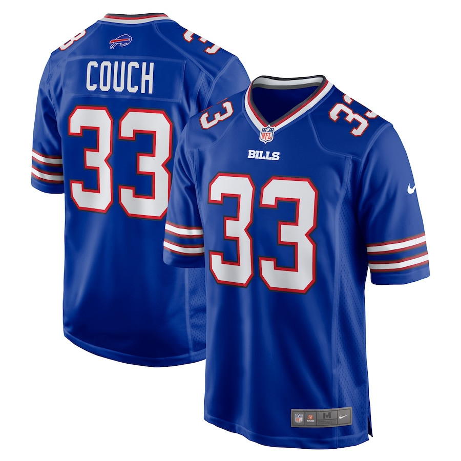 Te'cory Couch 33 Buffalo Bills Game Men Jersey - Royal Js7061