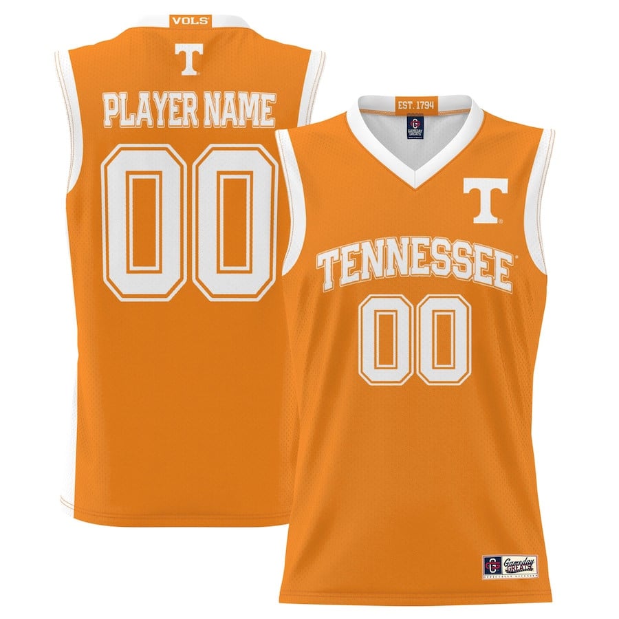 Tennessee Volunteers Nil Men Basketball Custom Jersey - Tennessee Orange