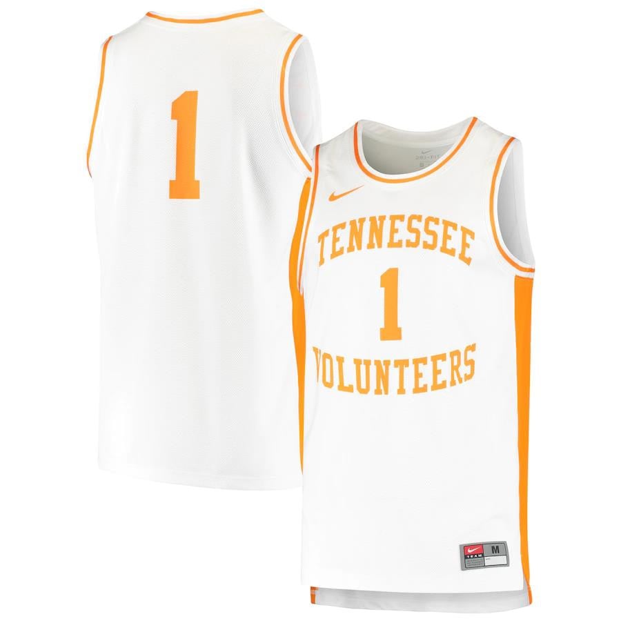 Tennessee Volunteers Retro Basketball Jersey - White