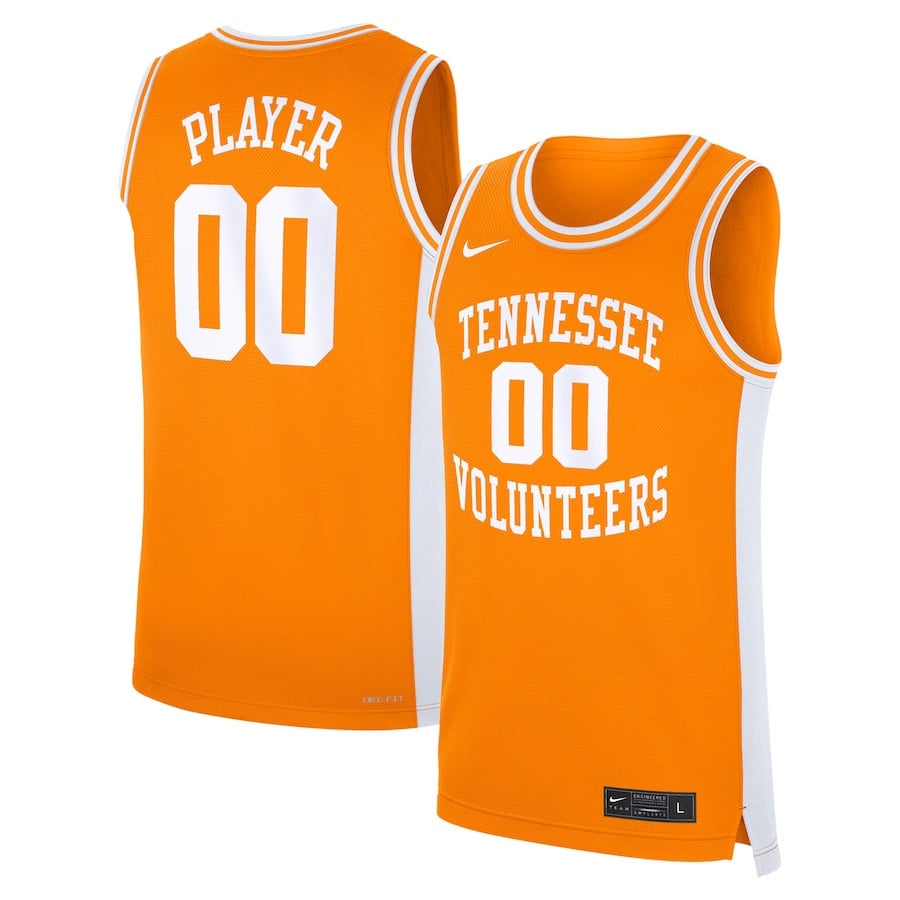 Tennessee Volunteers Unisex Men's Basketball Nil Custom Jersey - Orange