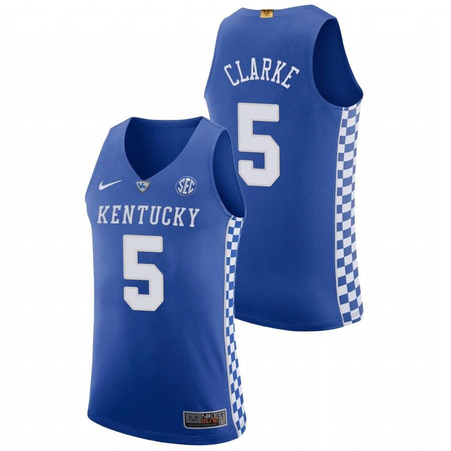 Terrence Clarke 5 Kentucky Wildcats Royal Rip Star Jersey