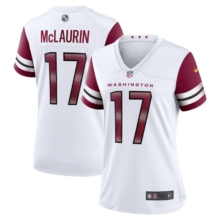 Terry Mclaurin 17 Washington Commanders Women's Game Jersey - White Js6779