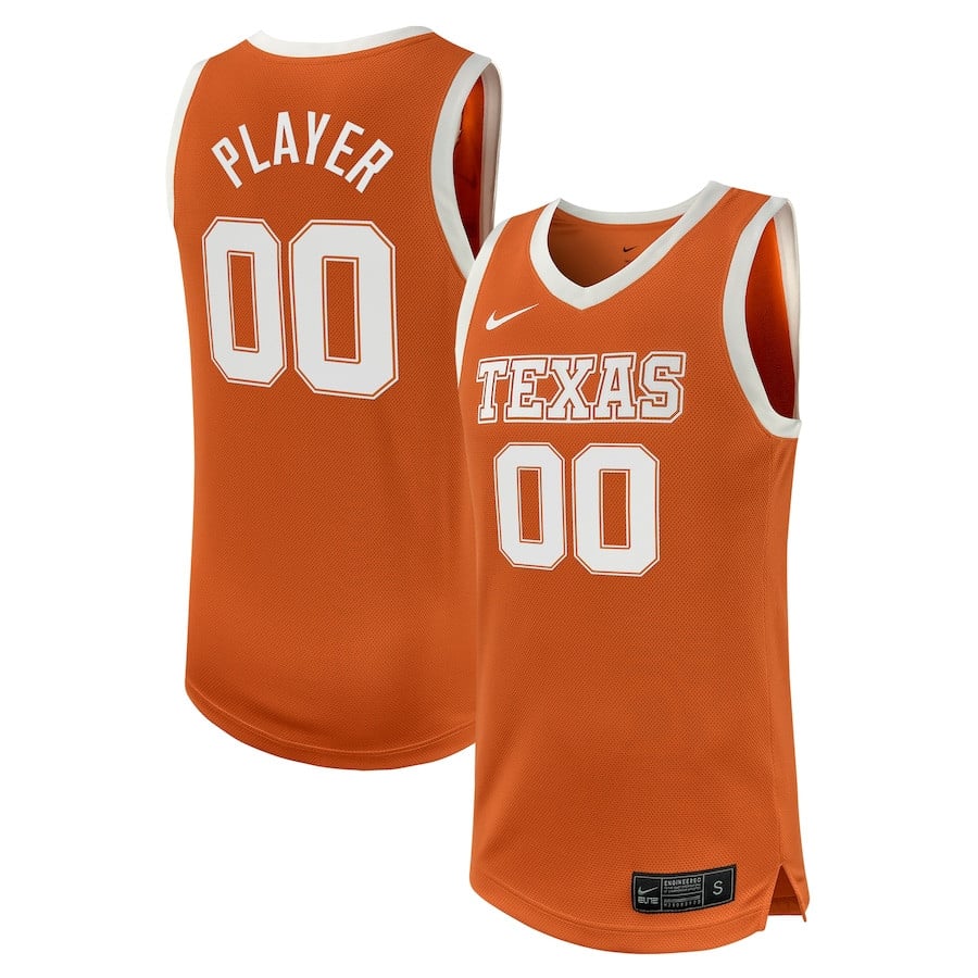 Texas Longhorns Unisex Nil Custom Women's Basketball Jersey - Texas Orange