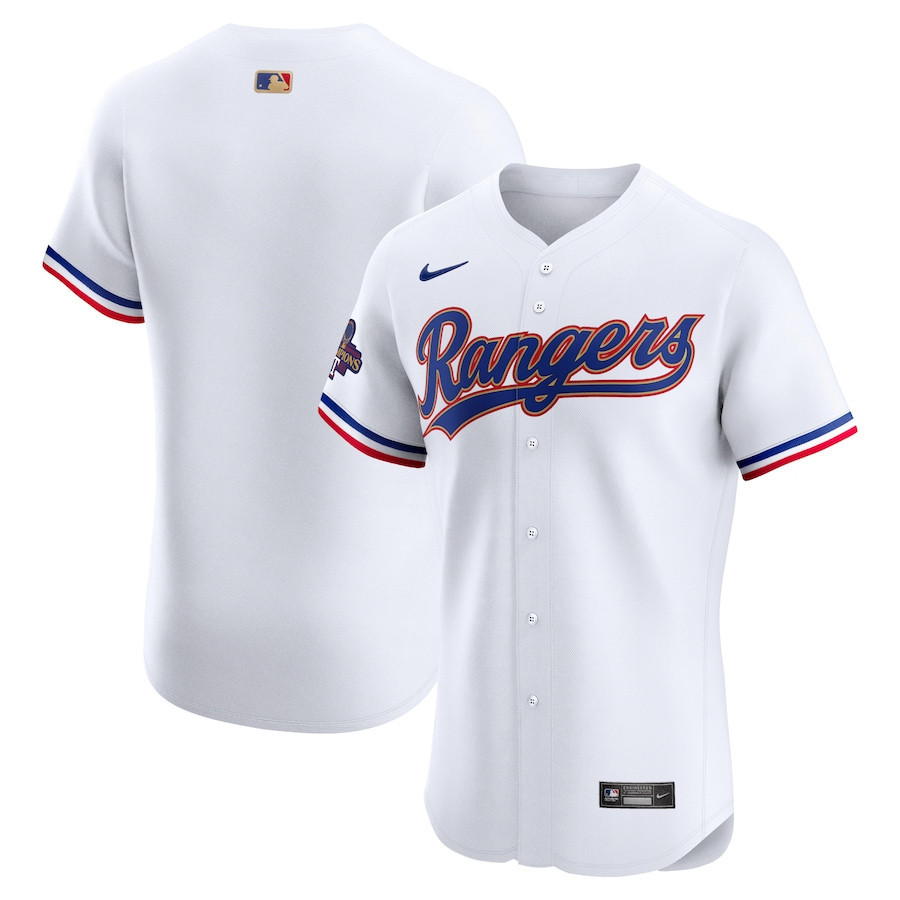 Texas Rangers 2024 Gold Collection Elite Player Jersey - White