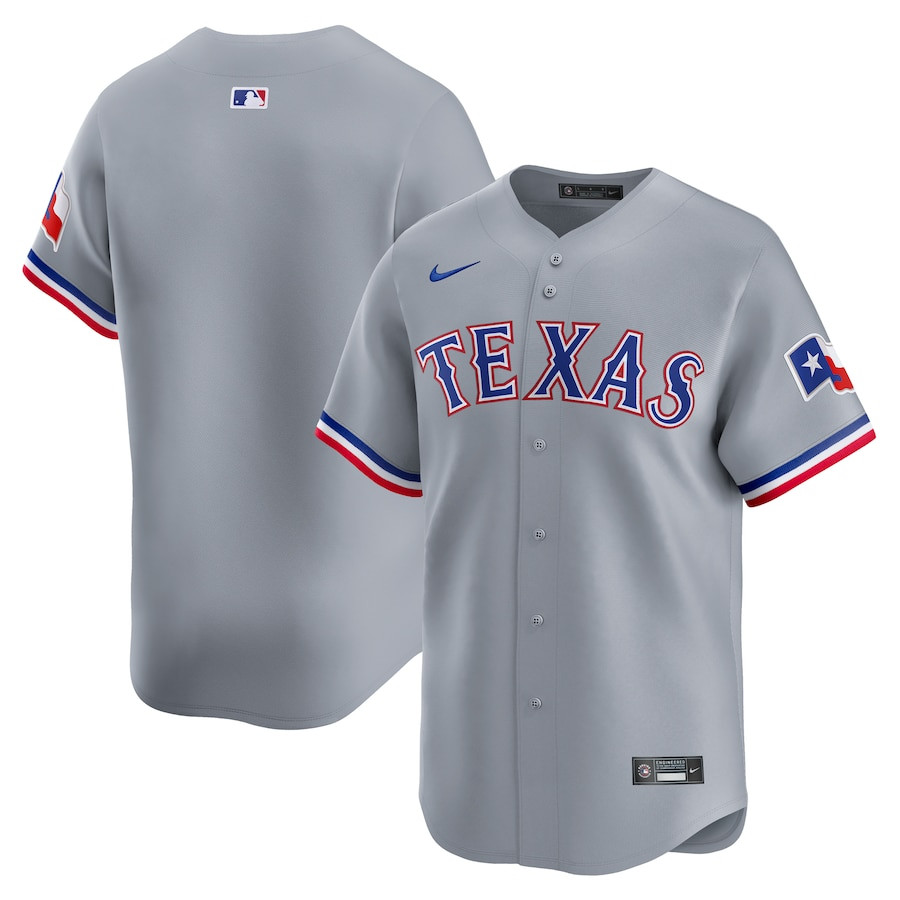 Texas Rangers Away Limited Men Jersey - Gray