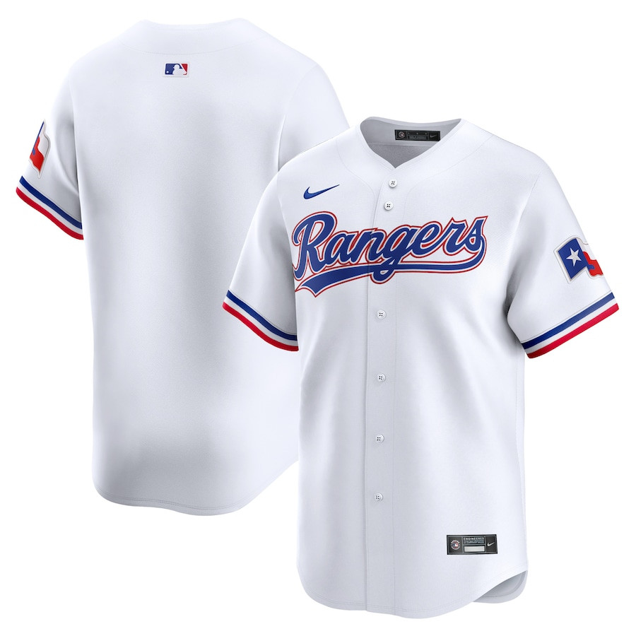 Texas Rangers Home Limited Youth Jersey - White