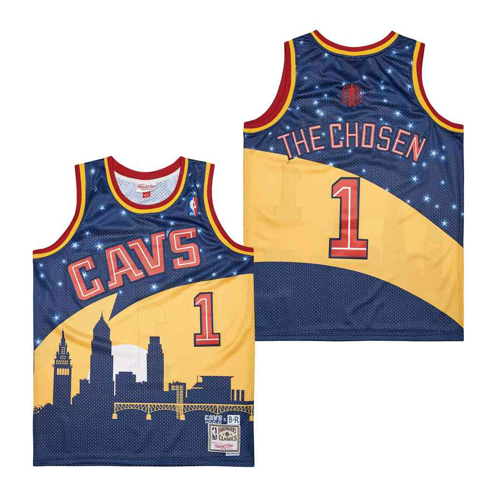 The Chosen 1 Cleveland Cavaliers Jersey - Navy/yellow