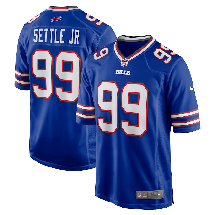 Tim Settle 99 Buffalo Bills Men Game Jersey - Royal Js5878