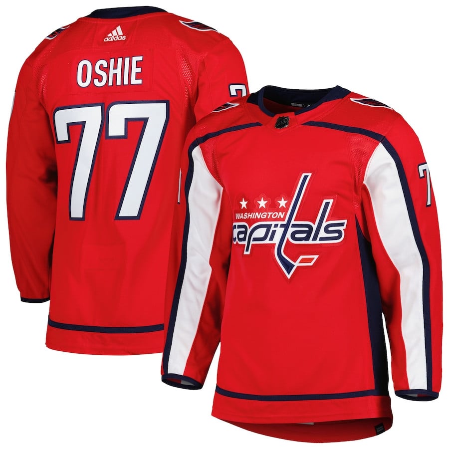 Tj Oshie 77 Washington Capitals Primegreen Men Jersey - Red