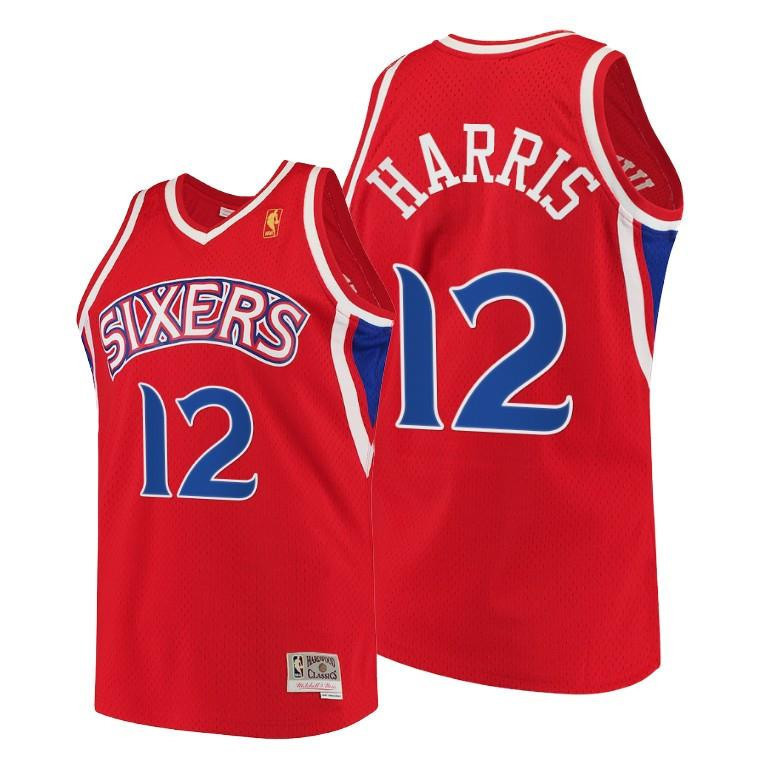 Tobias Harris Philadelphia 76ers Red Throwback 90s Jersey Hwc Swingman - Men Jersey