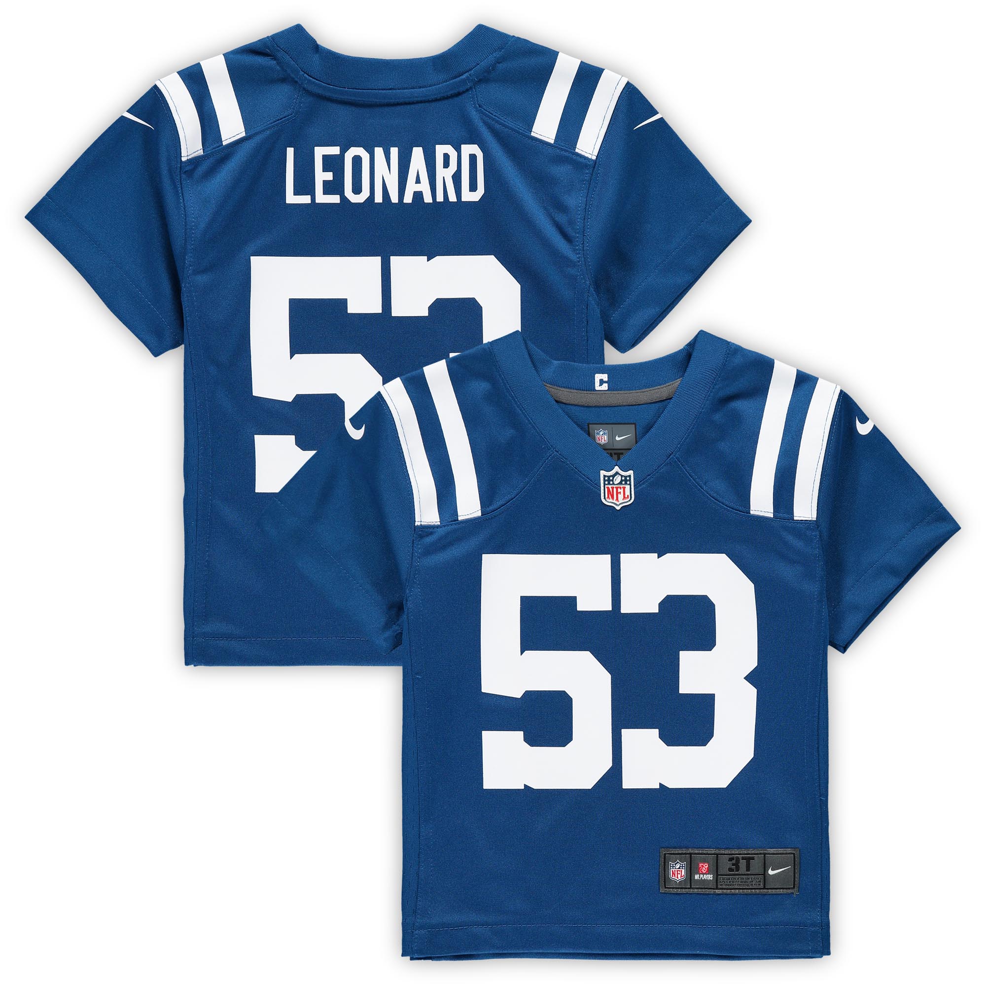 Toddler Indianapolis Colts Shaquille Leonard Royal Game Jersey Js9946