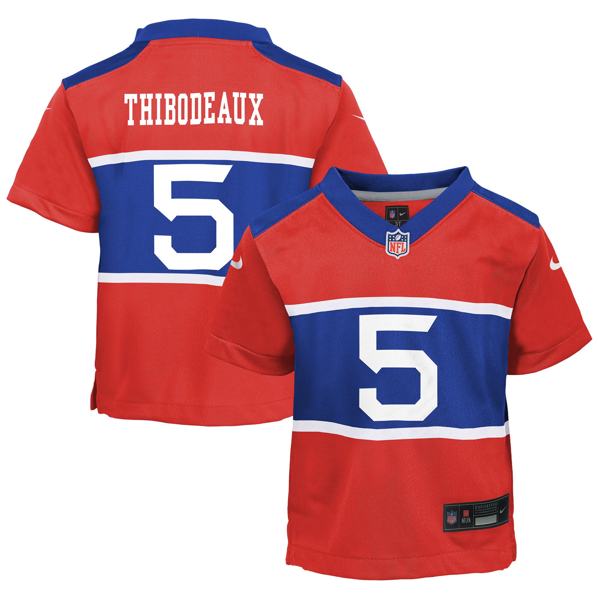 Toddler New York Giants Kayvon Thibodeaux Century Red Alternate Player Game Jersey Js2963
